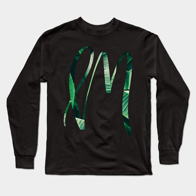 M initial cursive Long Sleeve T-Shirt by LFariaDesign